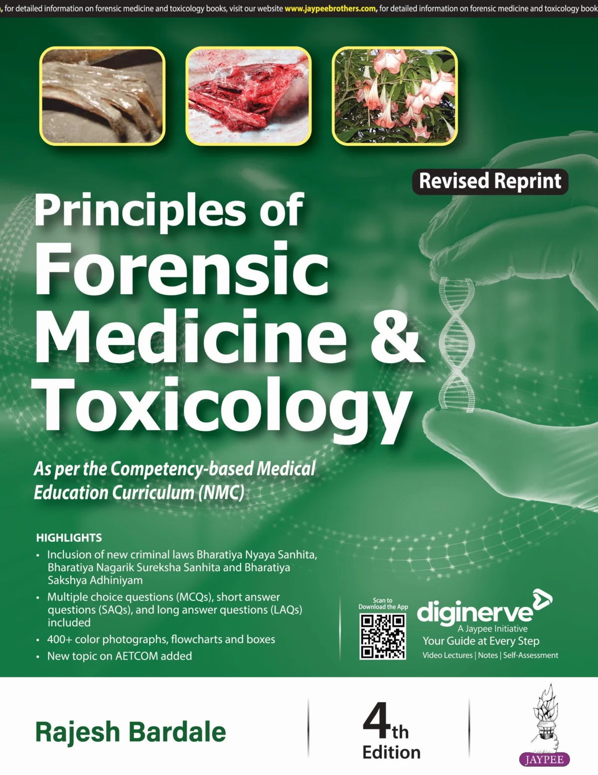 Principles of Forensic Medicine & Toxicology by Rajesh Bardale - Image 1