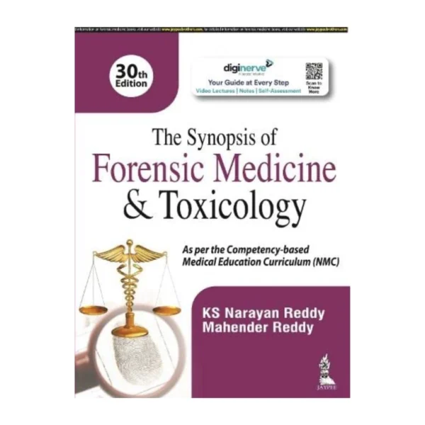 Synopsis Of Forensic Medicine And Toxicology by Narayan Reddy , Mahender reddy